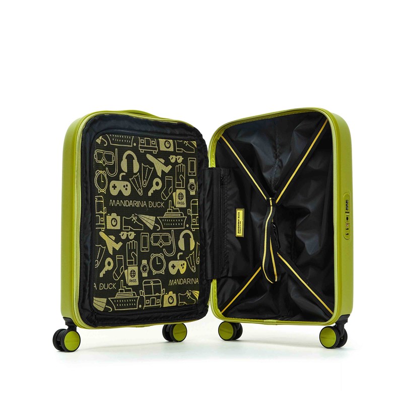Mandarina Duck Kuffert Logoduck+ Lime 55 Cm 4