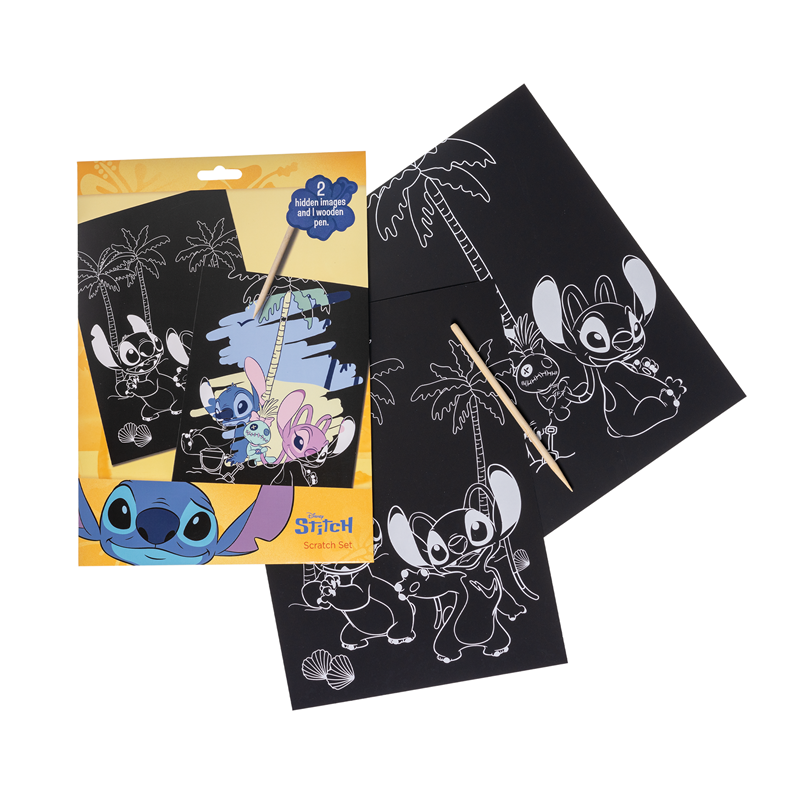 Stitch Skrapset Lilo & Stitch Gul/Svart 2