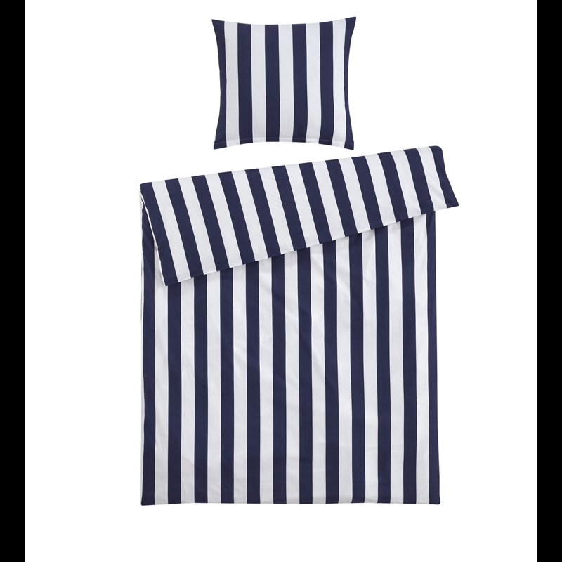 bySKAGEN Sengetøj Rikke Hvid/Navy 140x220 1