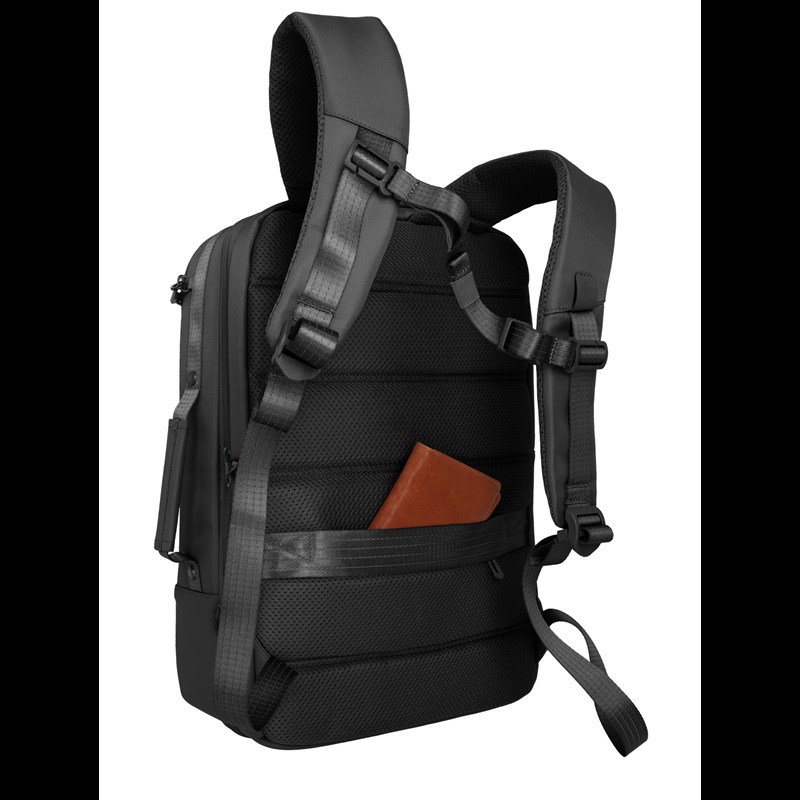 travelite WORKFLOOW backpack L, black Svart 15" 7