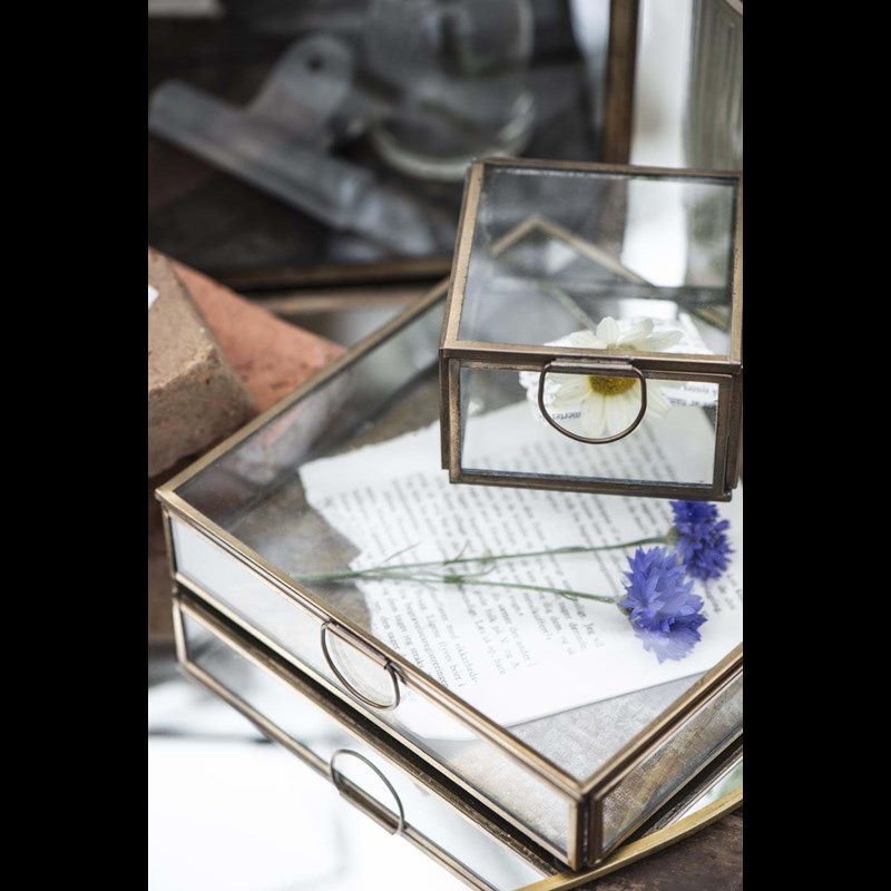 Ib Laursen Glasæske Guld 3