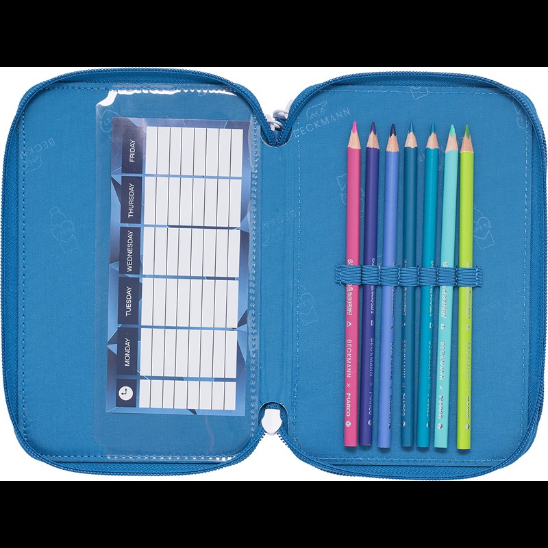 Beckmann Penalhus Blue Lightning 3-lags Blå/rød 4