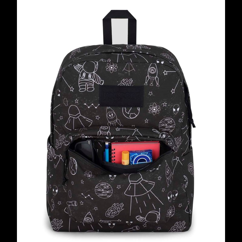 JanSport Rygsæk Superbreak Plus Sort m/mønster 15" 5