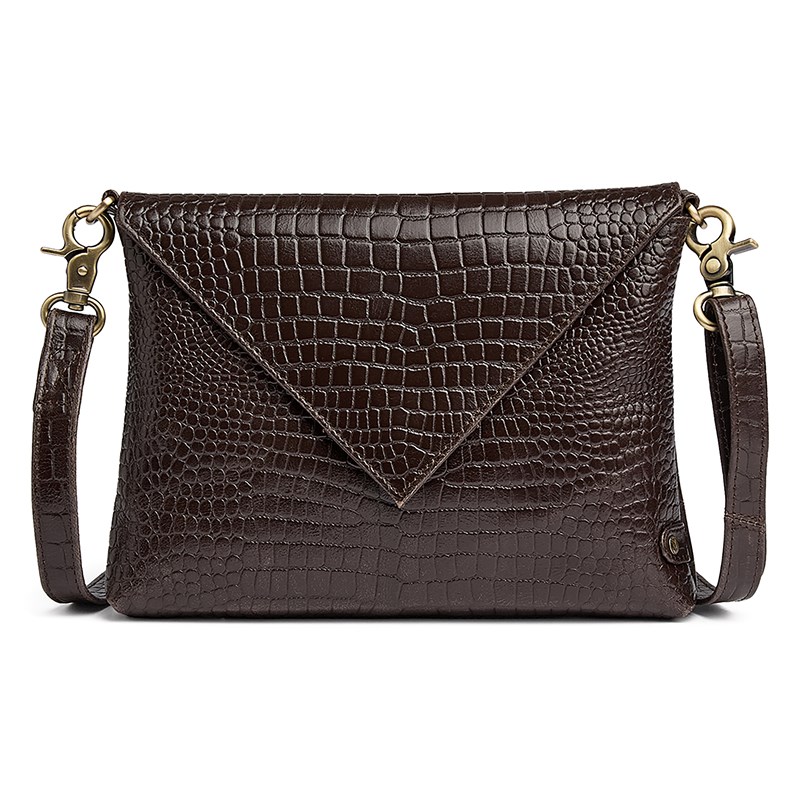 Depeche Clutch Fashion Favourites Brun krokodil 1