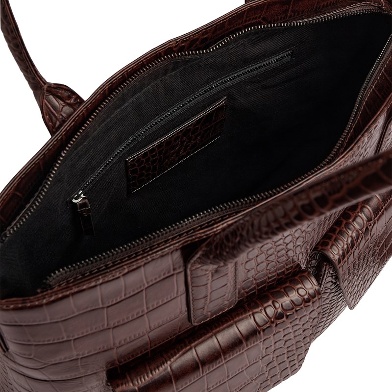MARKBERG Computertaske KelseyMBG Croco M. Brun 14" 8