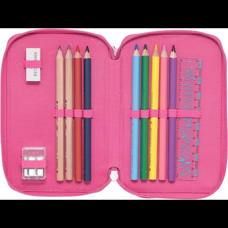 Beckmann Penalhus Strawberry 3-lags Pink mønster 2