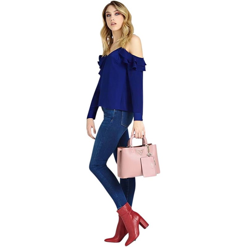 Guess Håndtaske Aretha Girlfriend  Rosa 2