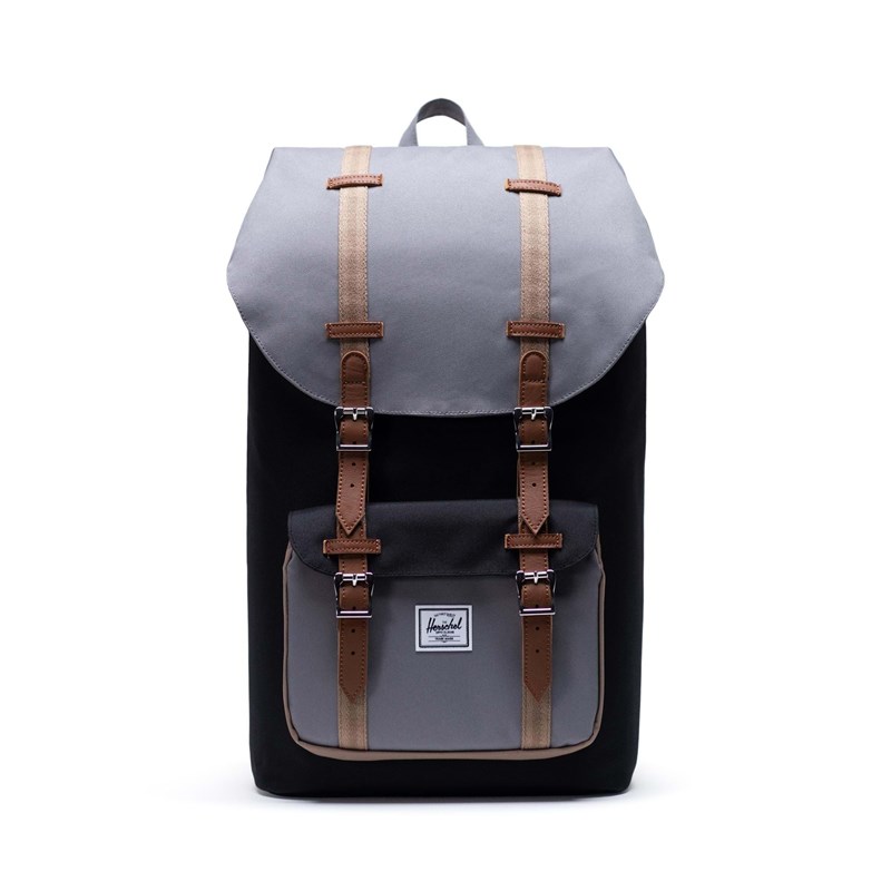 Herschel Rygsæk Little America Sort/grå/lysegrå 1