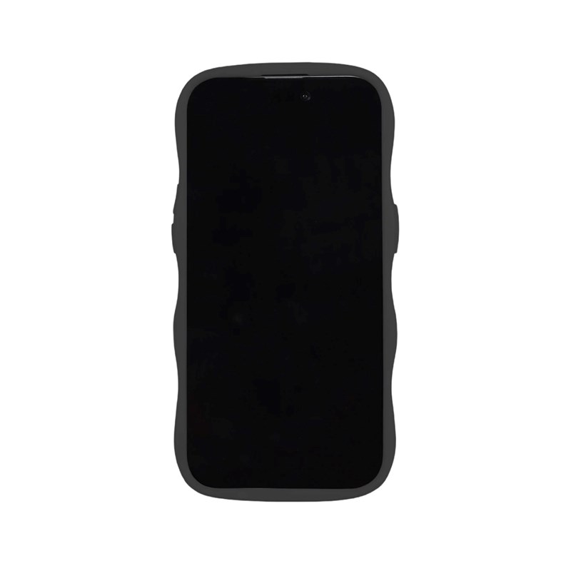 Holdit Mobilcover Wavy Sort Iphone 15 Pro 4
