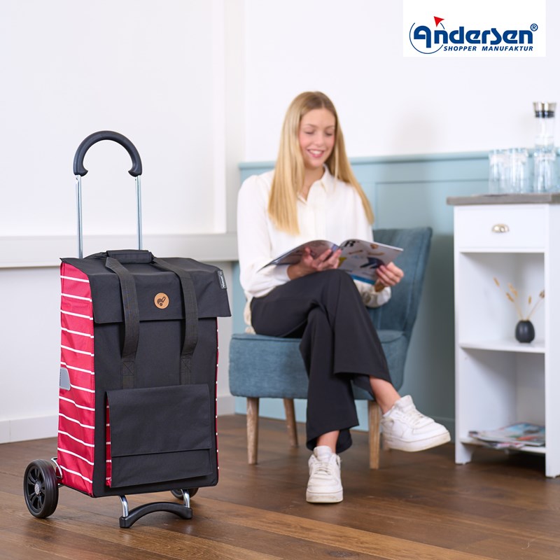 Andersen Scala Shopper Jella Sort/Rød 2