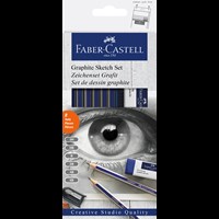 Faber-Castell Blyertspennset Graphite Sketch Grå 1