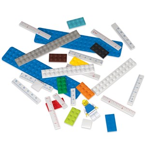 LEGO Bags Lego byggesæt lineal 28 dele Ass farver alt image