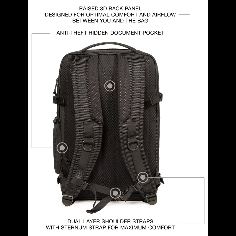 Eastpak Ryggsäck Tecum M Svart 15" 3