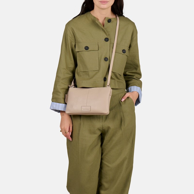 Burkely Crossbody Soft Skylar Double Beige/grå 2
