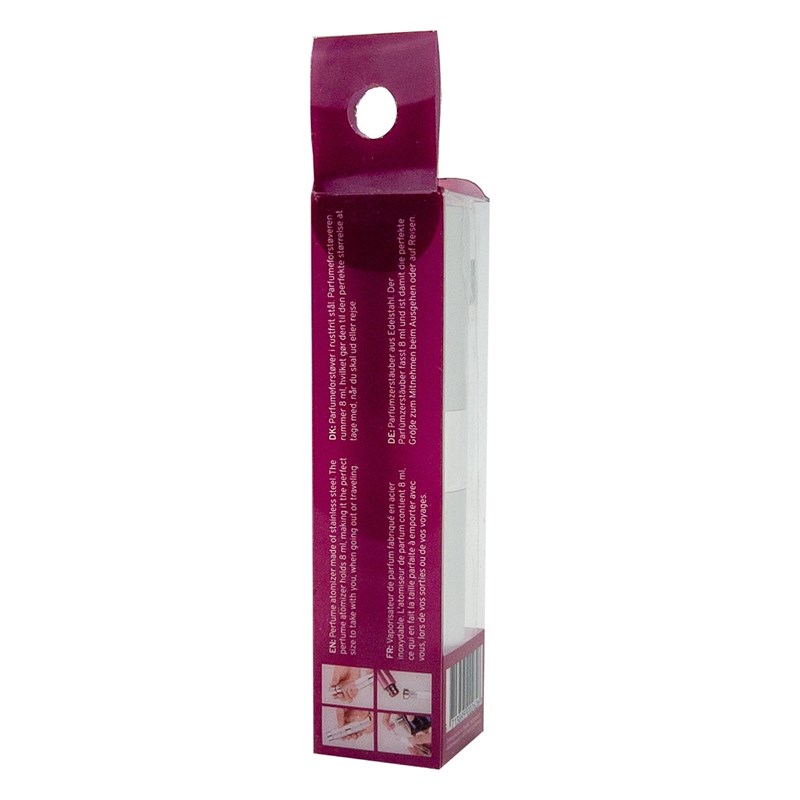 UNIQ Resesprayflaska för parfym 8ml Silver 4