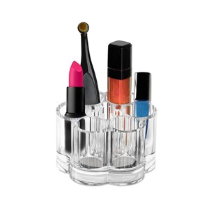 UNIQ Makeuporganisatör Flower Genomskinlig