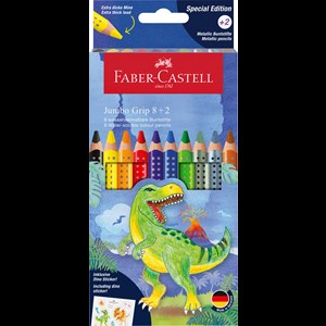 Faber-Castell Jumbo Farveblyanter Dino Flere farver