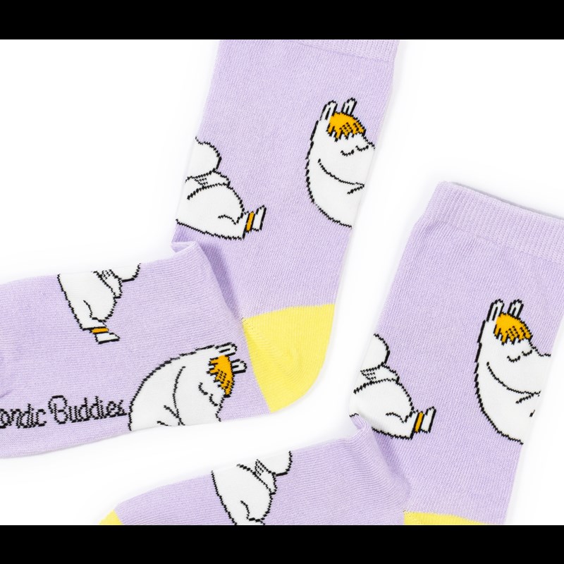Nordic Buddies Damstrumpor Mumin Lila Str. 38-42 2