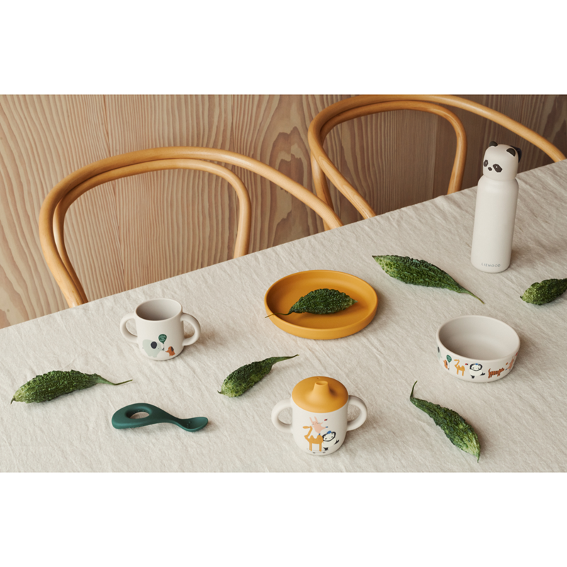 LIEWOOD Dricksflaska Falk Panda Creme 4