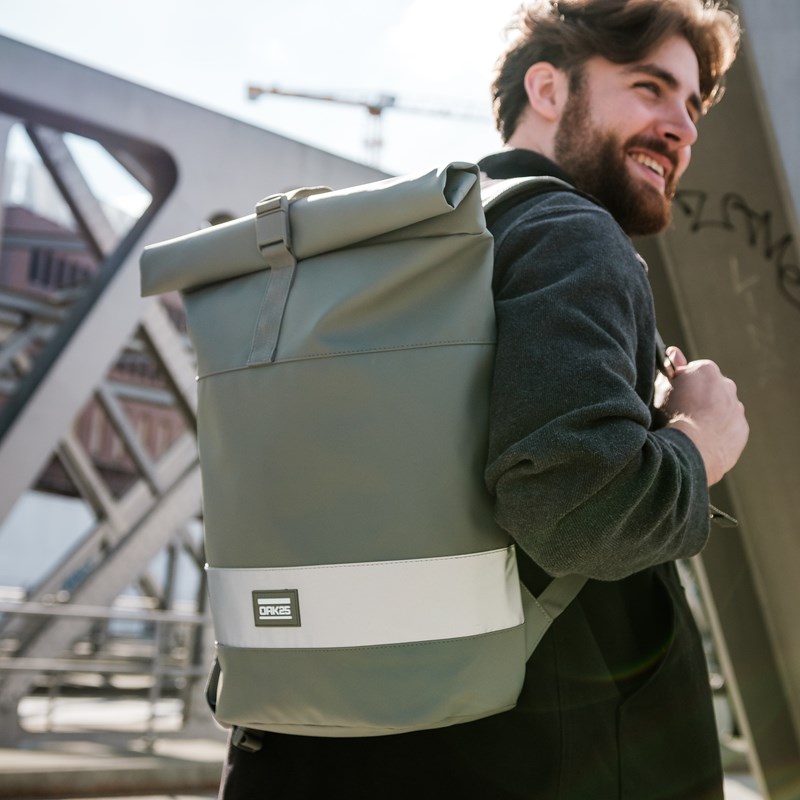 OAK25 Cykelrygsæk Everyday Rolltop Grøn 10
