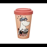 Nordic Buddies Takeaway mugg Mummimamma Persika 1