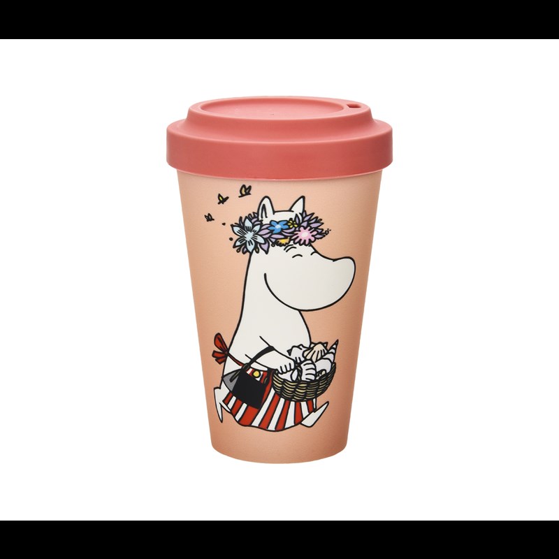 Nordic Buddies Takeaway mugg Mummimamma Persika 1
