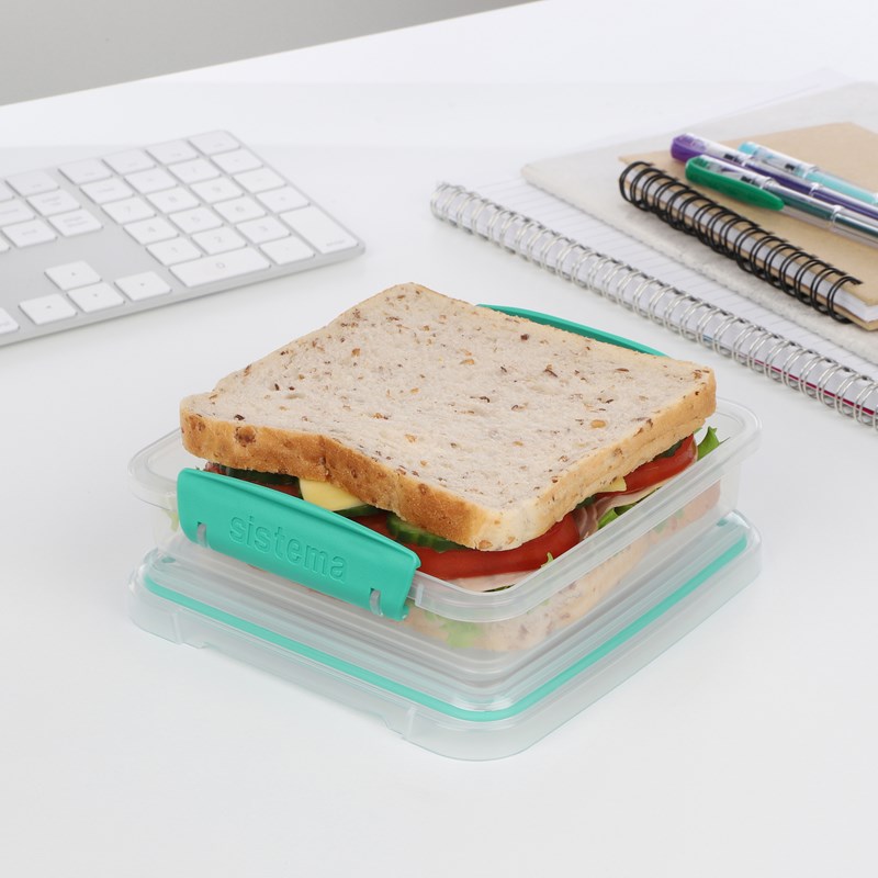 Sistema Madkasse Sandwich Boks To Go Grøn 4