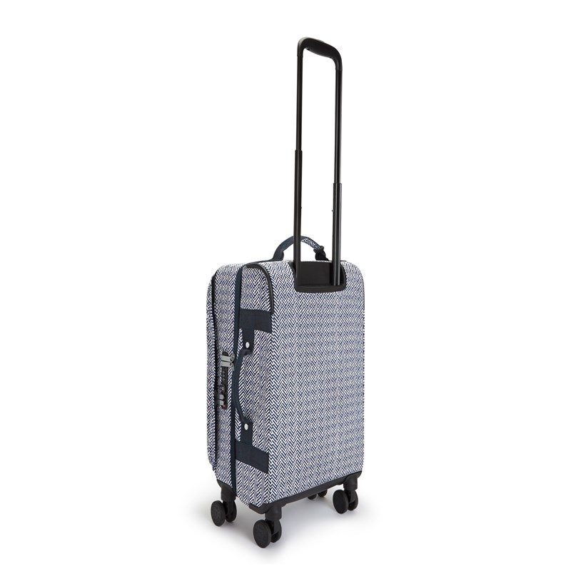 Kipling Kuffert Spontaneous Blå/hvid 53 Cm 4