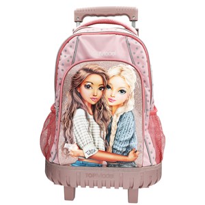 TOPModel Trolley Skoletaske Dots Sart Rosa