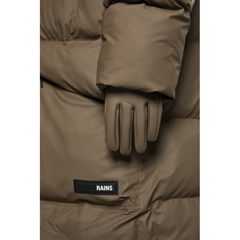 RAINS Handske Gloves M. Brun Str M 3