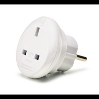 Go Travel UK-EU Adaptor Vit 1