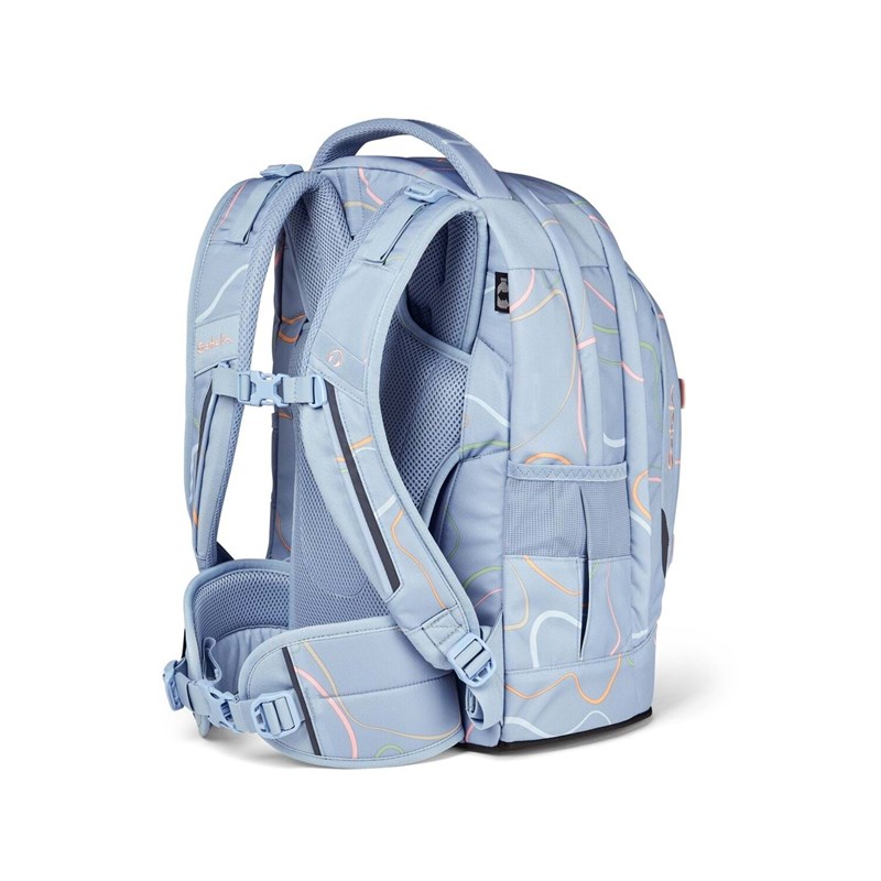 Satch Skoletaske Pack Vivid Blue Lyseblå 5