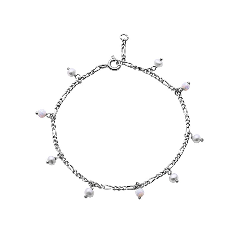 Maanesten Armband Lula White Silver