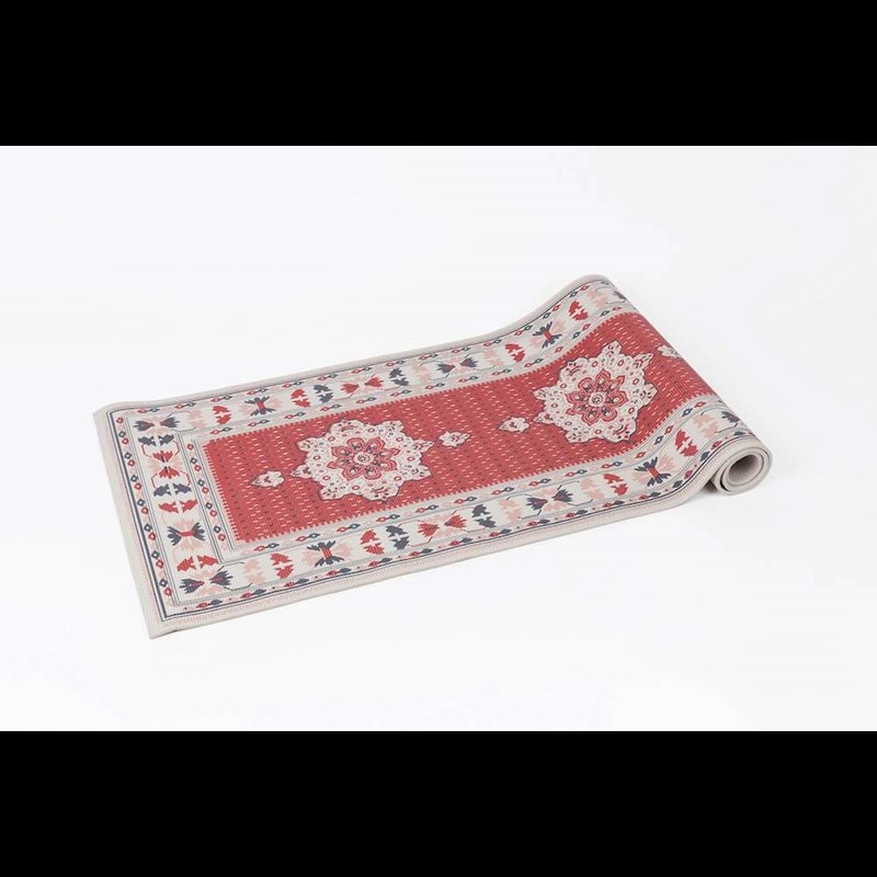 DOIY Yogamåtte Rød/Hvid 2