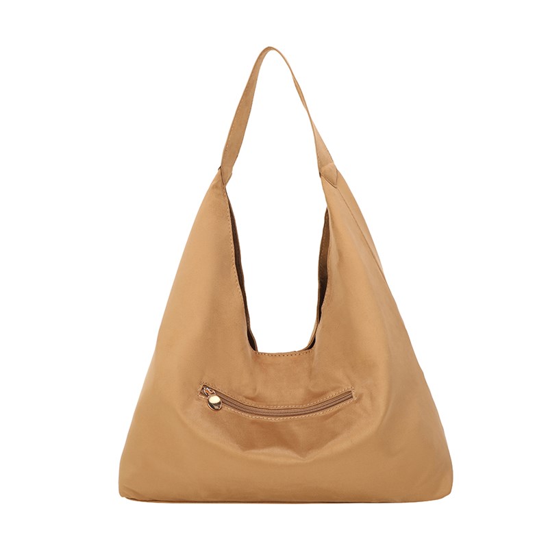 Conmé Skuldertaske Kylie Suede Camel 13" 2