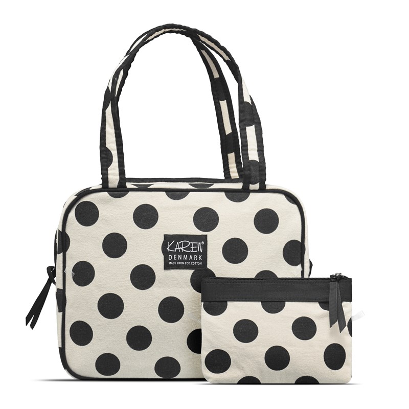 Karen Toilettväska Creme/Svart 1