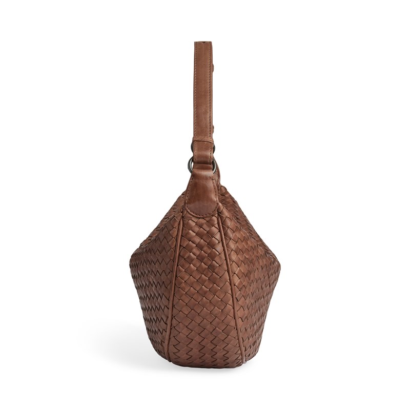 MARKBERG Skuldertaske Musembg Weave Cognac 9