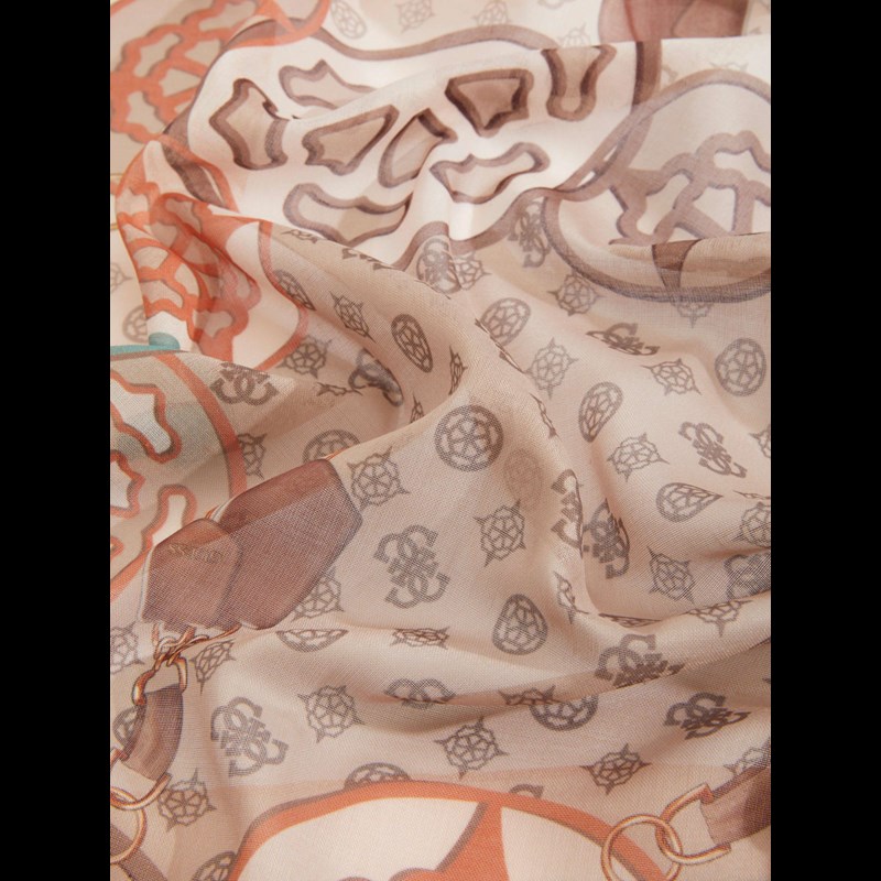 Guess Scarf Cresidia Naturvit 2
