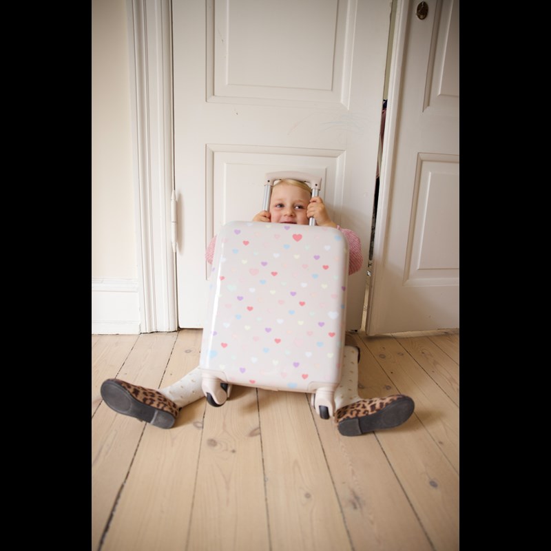 Grow Barnresväska Hearts Beige 9
