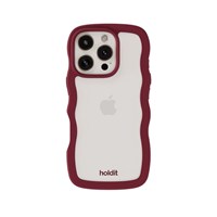Holdit Mobilcover Wavy Bordeaux Iphone 16 Pro Max 1