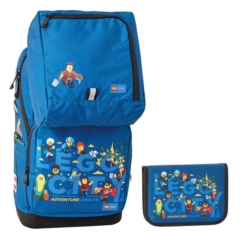 LEGO Bags Skolväskeset Optimo S Ninjago Blå 1
