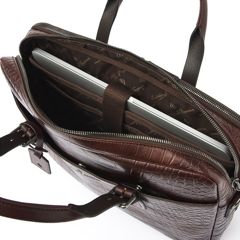 Castelijn & Beerens Datorväska RFID Mocca Brun 15" 7