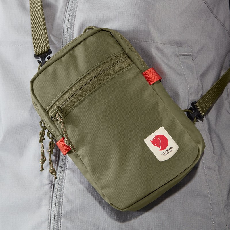 Fjällräven Axelväska High Coast Pocket Grön/Orange 5