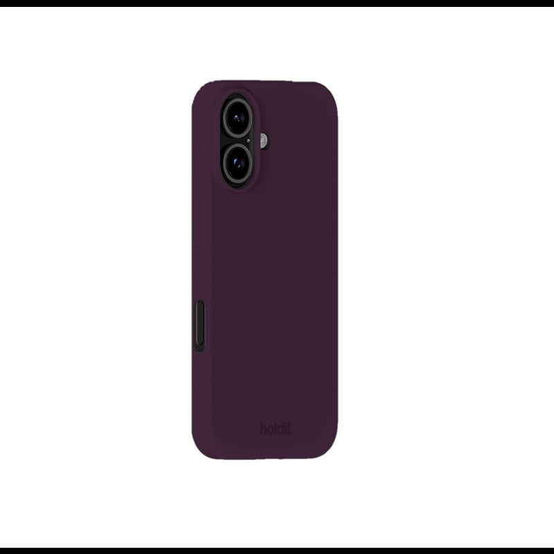 Holdit Mobilcover Deep Plum Blomme Iphone 16 2