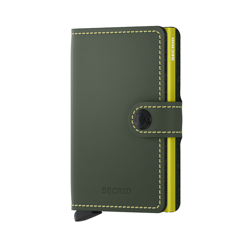 Secrid Kortholder Mini wallet Lime 1