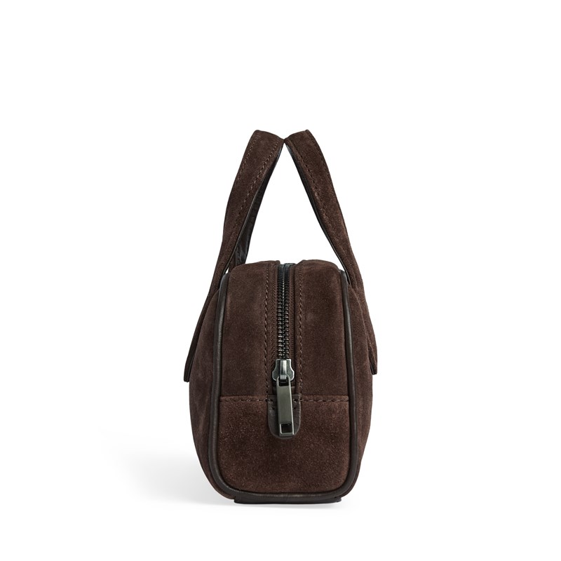 MARKBERG Håndtaske ThoraMBG Suede M. Brun 4