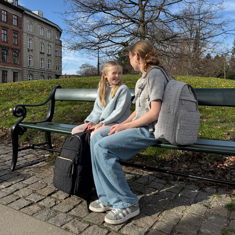 Grow Rygsæk Quilt Grå 6