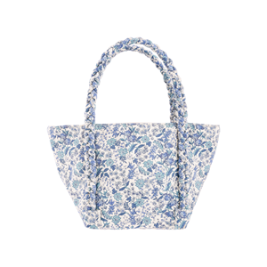 Bon Dep Shoppingväska Small Serruria Blå blomma