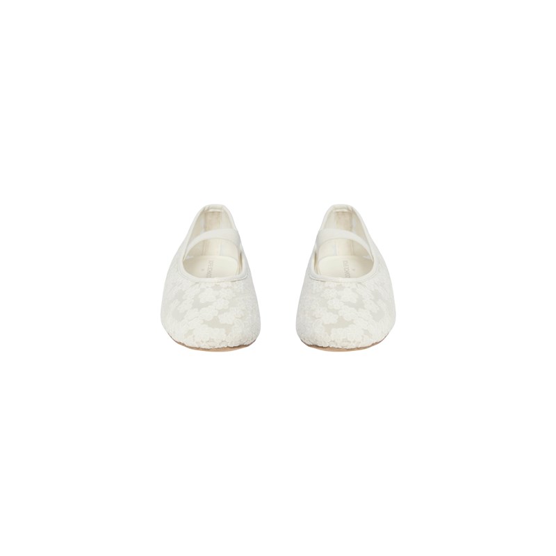 Sofie Schnoor Ballerina Skor AginySY Naturvit Str. 34 3