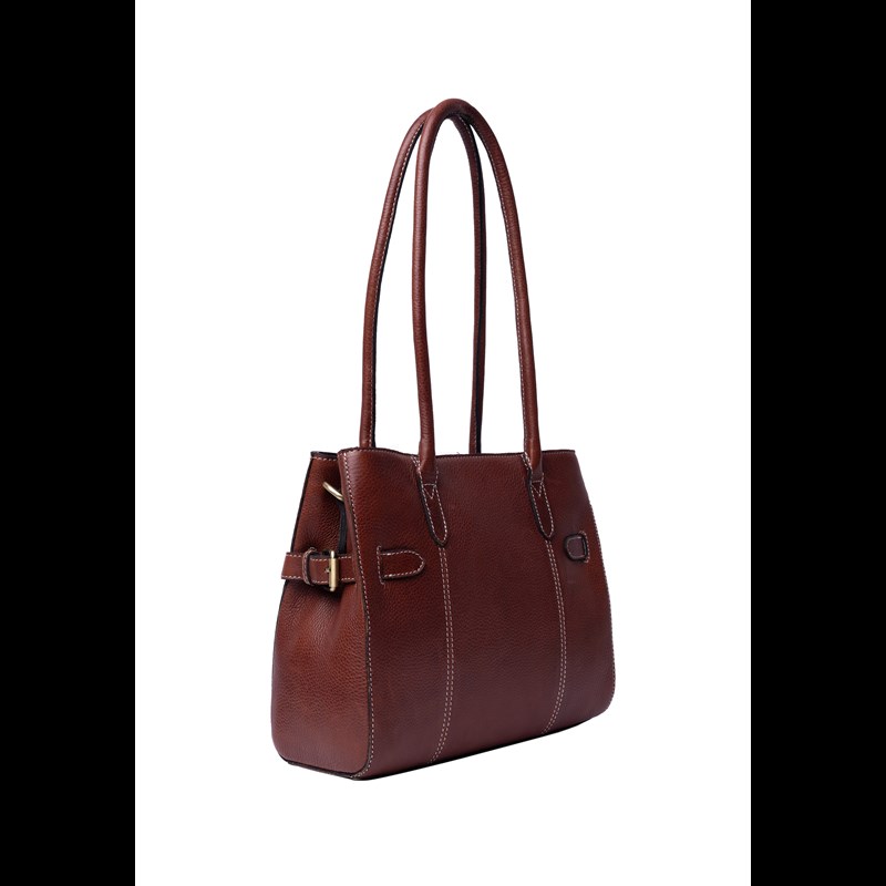 RE:DESIGNED Skuldertaske Nellie Small Cognac 4